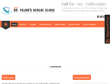 Tablet Screenshot of dryojnadentalclinic.com